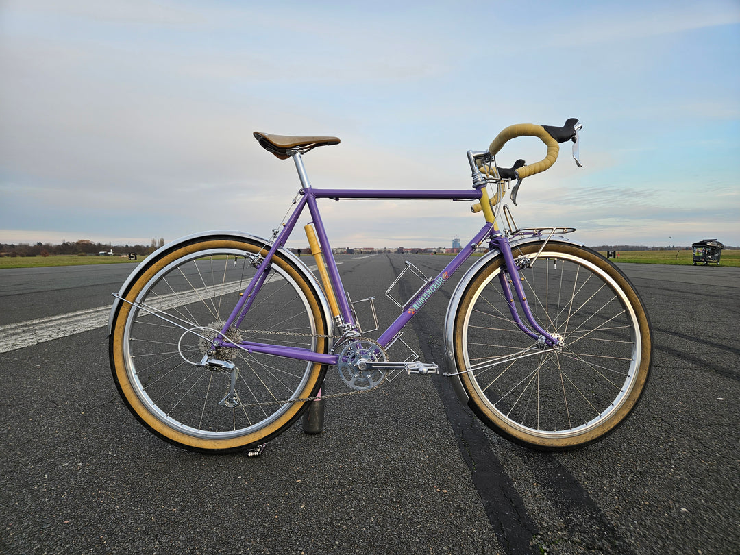 creamy violet