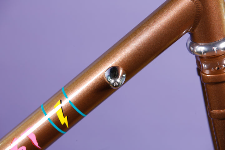 Blue Lug Down Tube Boss Cover