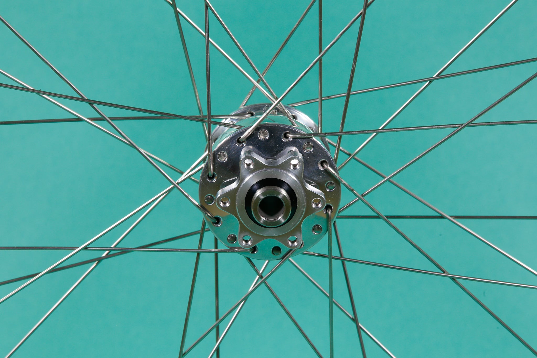650b Velocity Blunt SS to Son Dynamo Disc Front Wheel