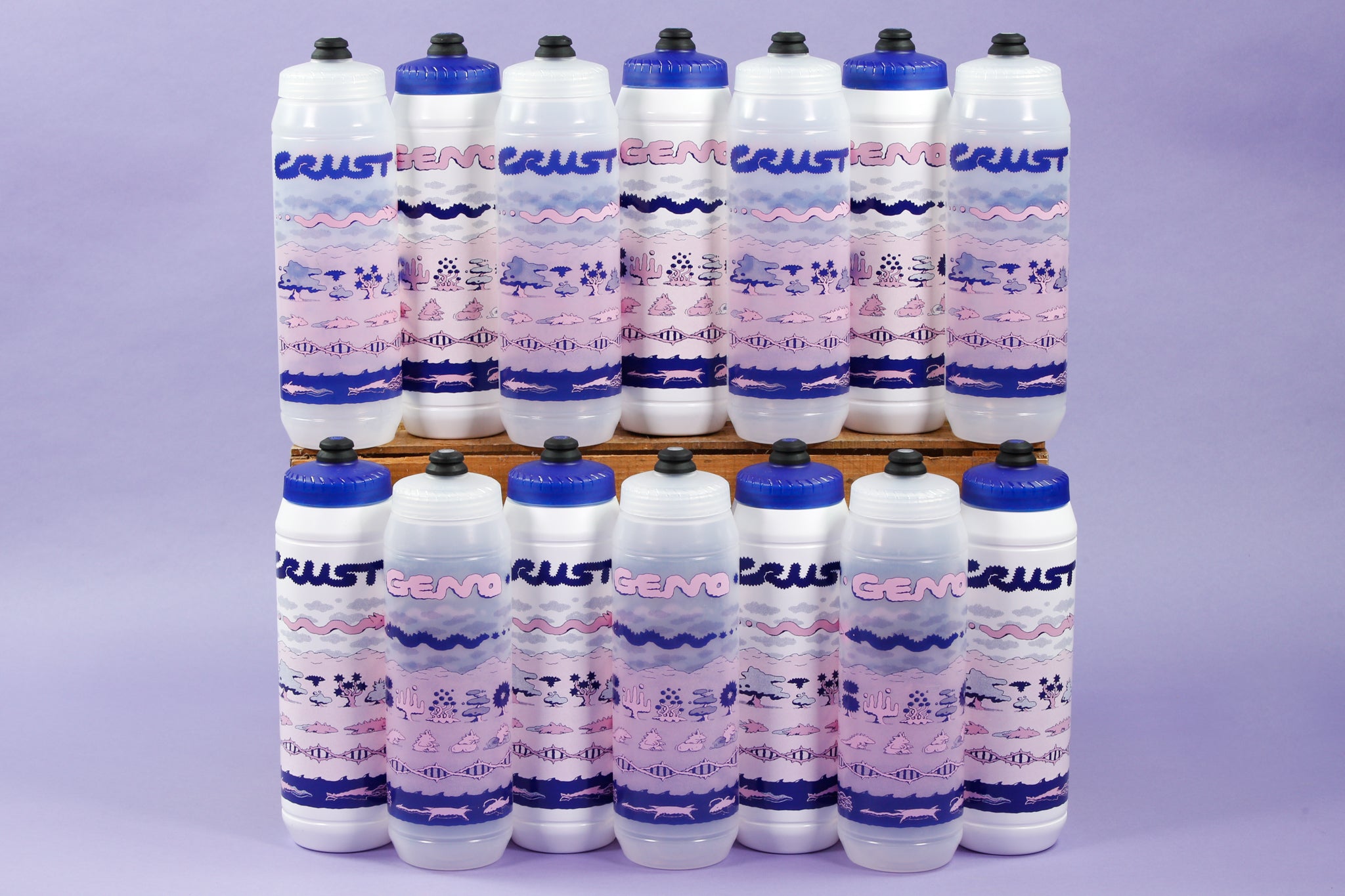 Crust X Genosack 32oz Team Bottle