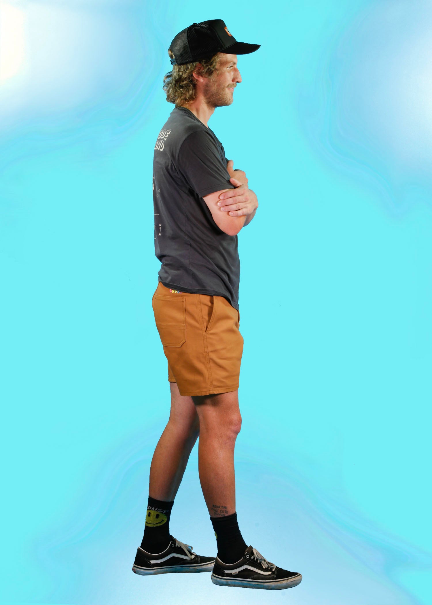 Southern-Hemi Organic Cotton Canvas Shorts