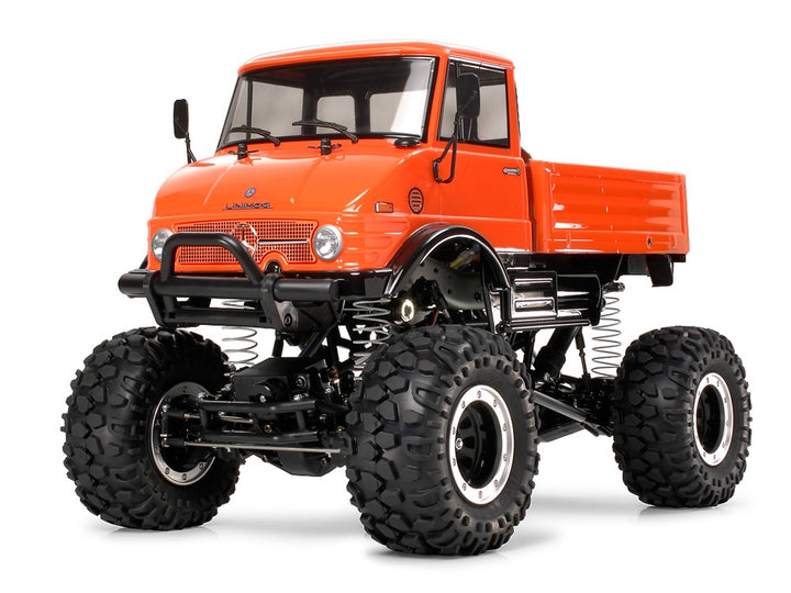 タミヤ TAMIYA UNIMOG 406 ホイーリー グリーン RCカー Tamiya 1/10 RC Mercedes Benz Unimog 406 CC01 ESC Crawler LED