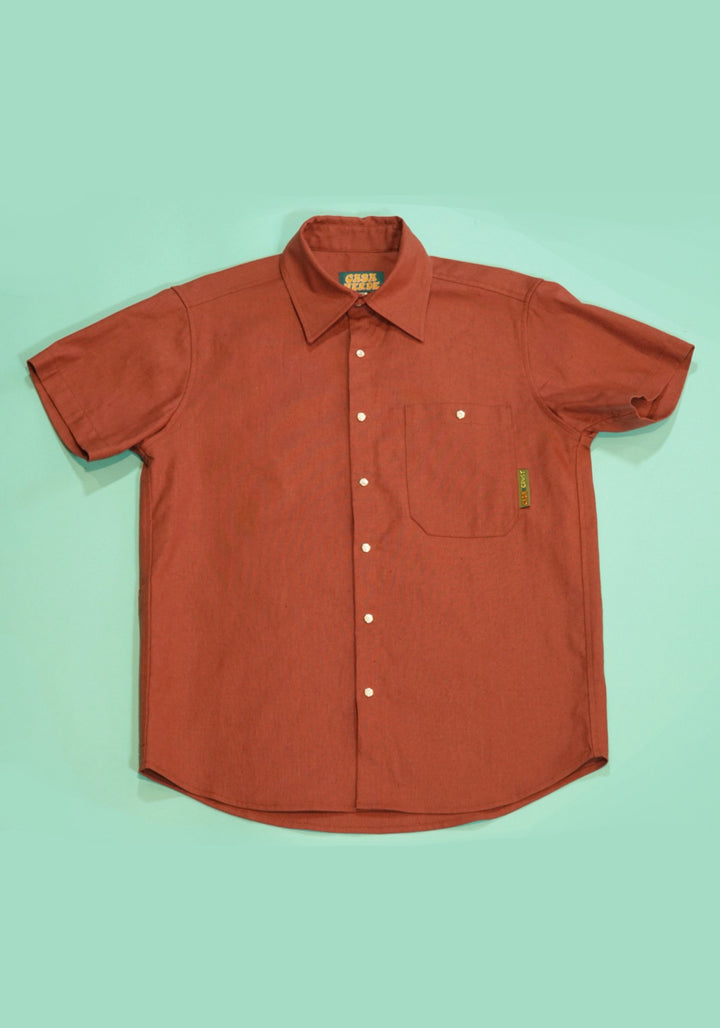 Organic Cotton/ Linen Pollito Short Sleeve Shirt