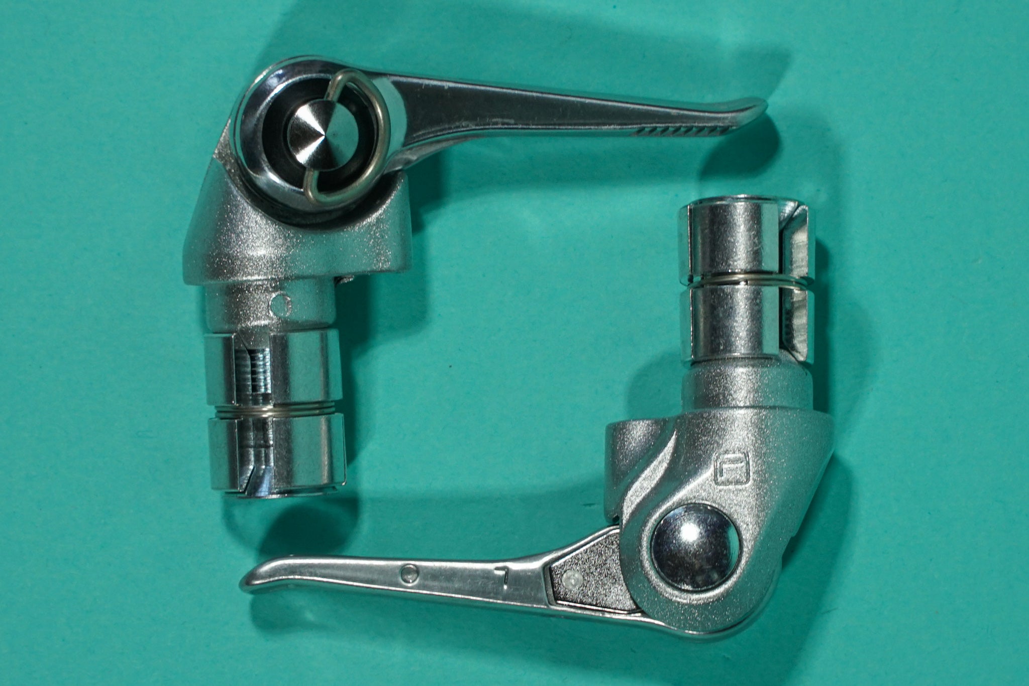 Silver Bar End Shifters