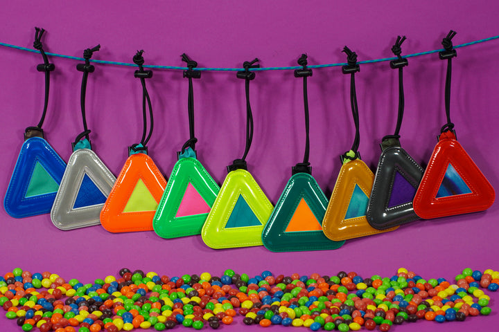 Blue Lug Reflective Triangles