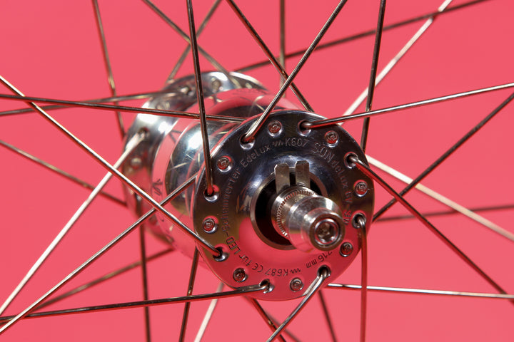 650b Crust Rim Brake Rim to Son Delux Widebody Dynamo Front Wheel