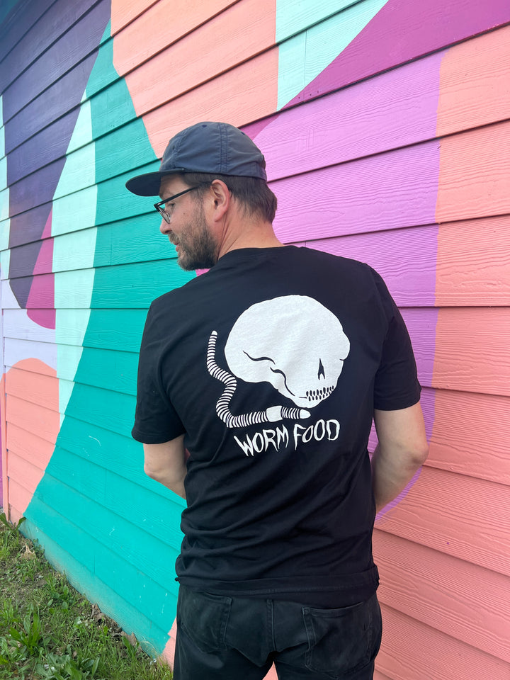 Worm food shirt fundraiser for Rich Cali